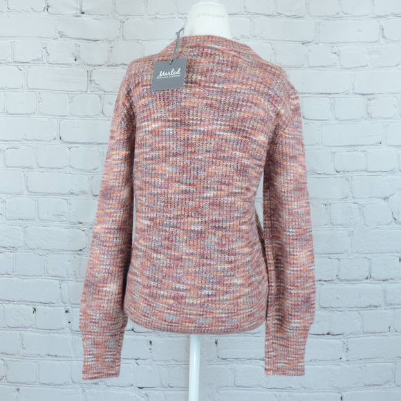 SALE! NWT MARLED BY REUNITED Pink Space-Dye - Picture 3 of 7